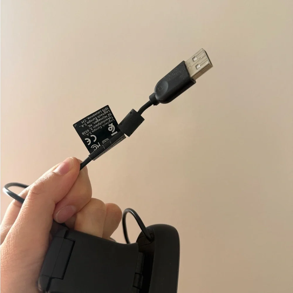 Logitech Black Webcam with Clip Mount for Computers